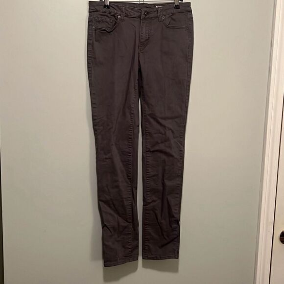 Chor Denim - Chor Women's Dark Wash Straight Leg Mid Rise Cotton Blend Denim Jeans Size 7